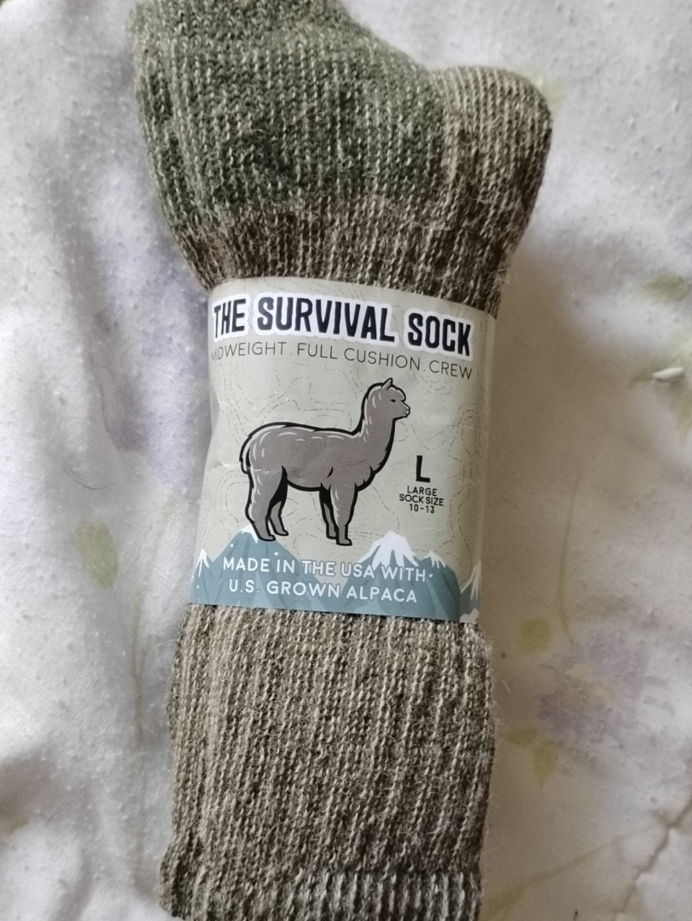 Casual Ribbed Alpaca Socks  women